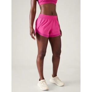 Athleta NWT Women's Mesh Racer Run Mid Rise 4" Short SIZE 2X